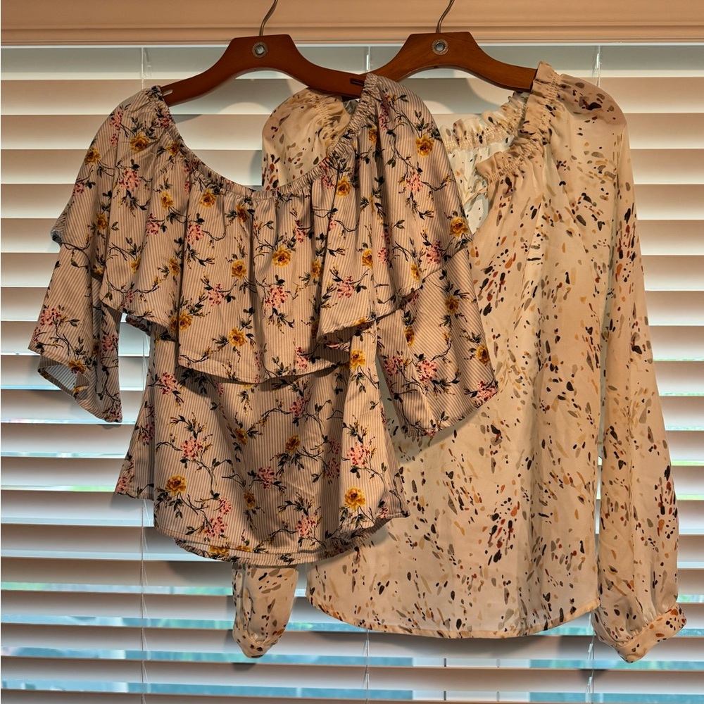 GIMMICKS & NEW DAY Off Shoulder tops Bundle